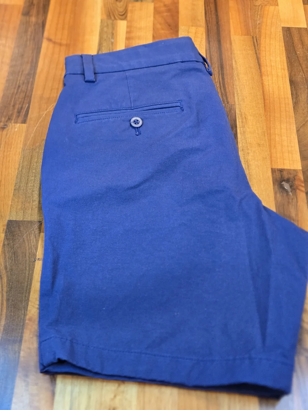 Vineyard Vines Navy Blue Flat Front Stretch Cotton Shorts